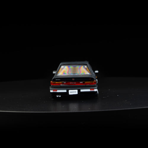 BM Creations x Diecast Social - Honda Civic EF2 1991 - Matte Black (RHD)