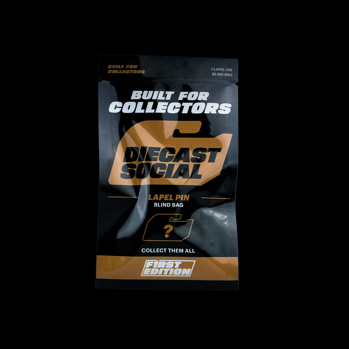 Diecast Social Lapel Pin Blind Bag