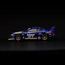 Nissan LB-Super Silhouette S15 SILVIA #555 Team MINI GT Liberty Walk 2025 Formula Drift – Chrome Blue